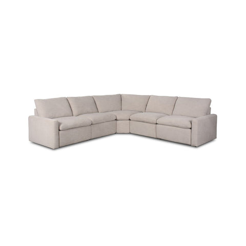 Tillery Power Recliner 5Pc Sectional - Laken Stone