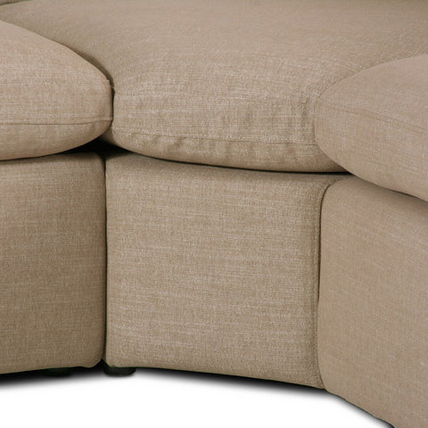 Tillery Power Recliner 5Pc Sectional - Crypton Nomad Taupe