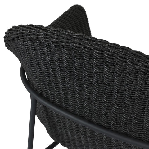 Suerte Outdoor Chair - Faux Black Hyacinth