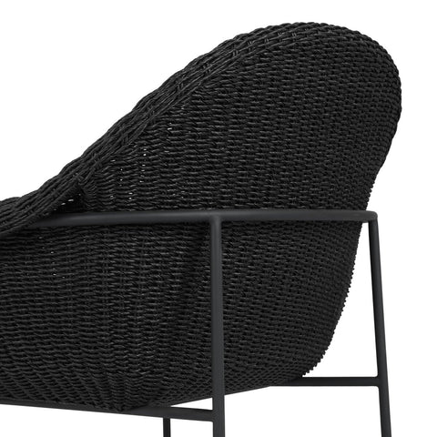 Suerte Outdoor Chair - Faux Black Hyacinth