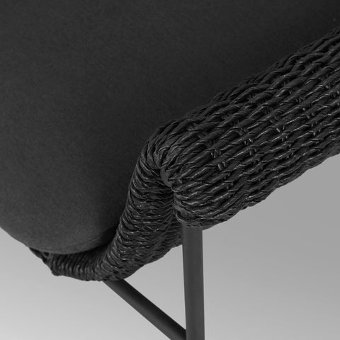 Suerte Outdoor Chair - Faux Black Hyacinth