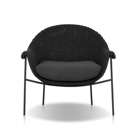Suerte Outdoor Chair - Faux Black Hyacinth