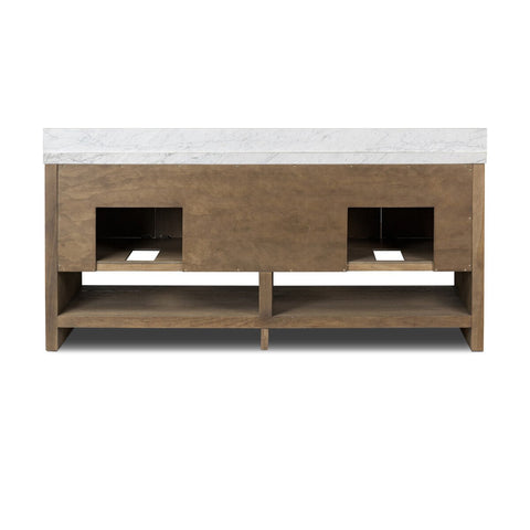 Anthem Double Vanity - Washed Natural Veneer