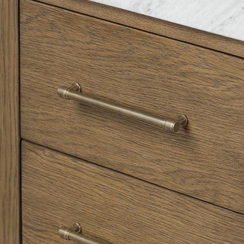 Anthem Double Vanity - Washed Natural Veneer