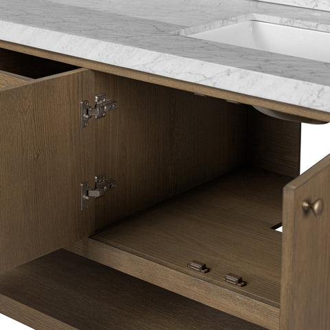 Anthem Double Vanity - Washed Natural Veneer