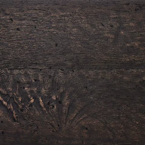 Abaso Accent Bench - 70" - Ebony Rustic Wormwood Oak