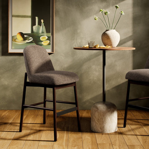 Sora Armless Bar Stool - Gibson Mink