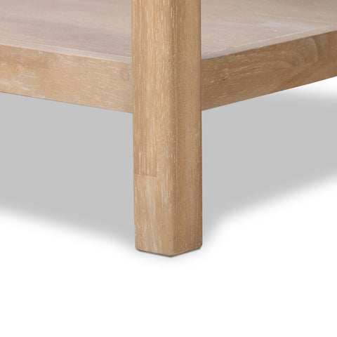 Dulane Bar Cabinet - Light Natural Parawood Veneer