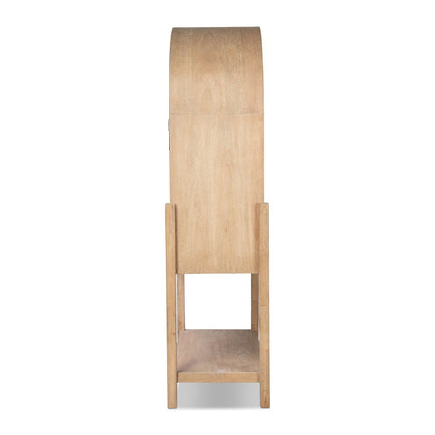 Dulane Bar Cabinet - Light Natural Parawood Veneer