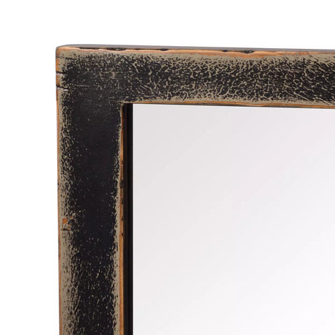 Hitchens Wall Mirror - Worn Black