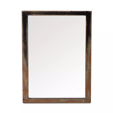 Hitchens Wall Mirror - Worn Black