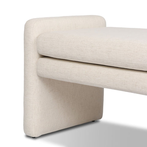 Serena Accent Bench - Crypton Nomad Snow