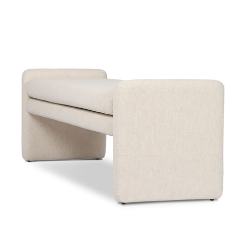 Serena Accent Bench - Crypton Nomad Snow