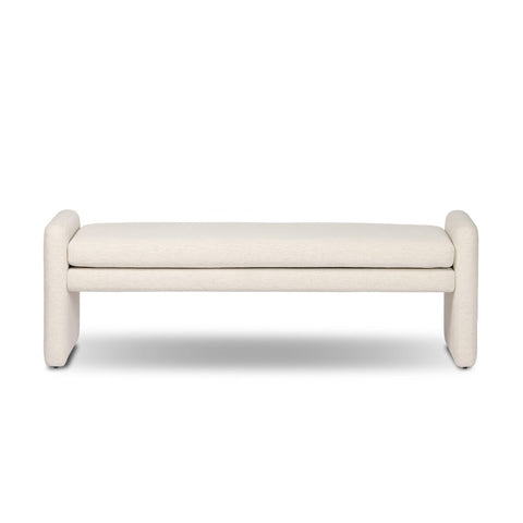 Serena Accent Bench - Crypton Nomad Snow