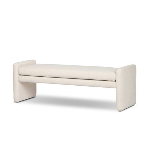 Serena Accent Bench - Crypton Nomad Snow