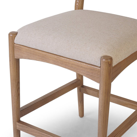 Haddon Counter Stool - Natural Nettlewood