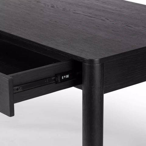 Pollard Desk - Brushed Ebony Oak