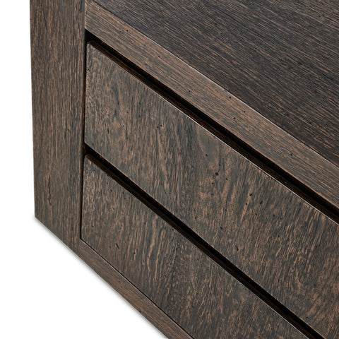 Abaso Nightstand - Black MDF