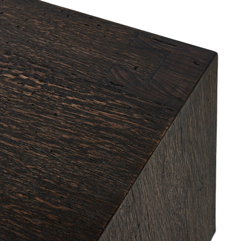 Abaso Nightstand - Black MDF