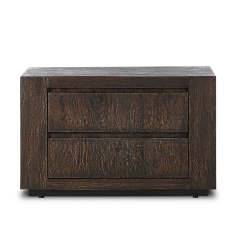 Abaso Nightstand - Black MDF