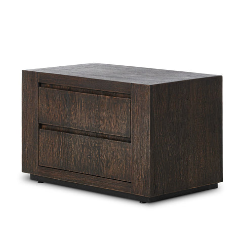 Abaso Nightstand - Black MDF