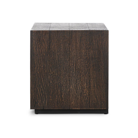 Abaso Nightstand - Black MDF