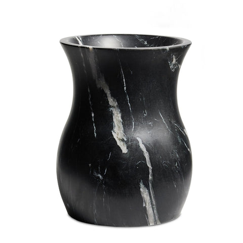 Sona Vase - Black Marble