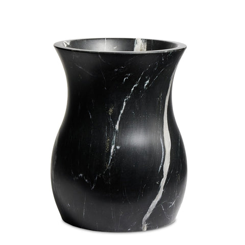 Sona Vase - Black Marble