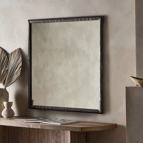 Langford Wall Mirror - Smoked Nickel