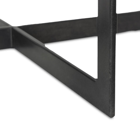 Lennie Cast Glass Bunching Table - Clear Cast Glass