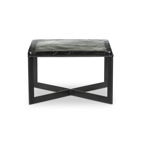 Lennie Cast Glass Bunching Table - Clear Cast Glass