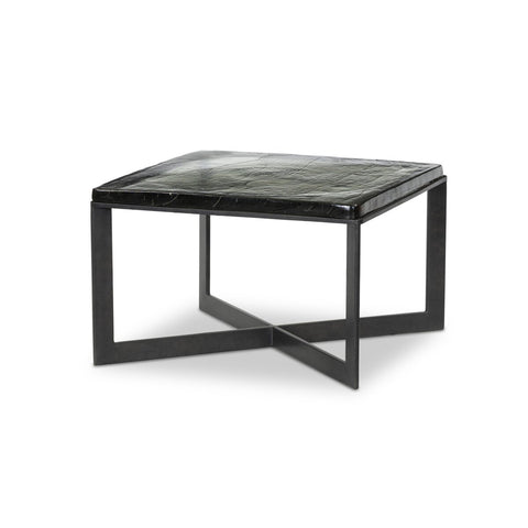 Lennie Cast Glass Bunching Table - Clear Cast Glass