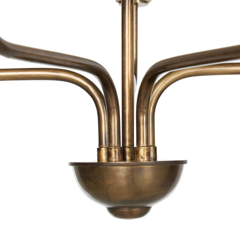 Jasmine Chandelier - Aged Brass