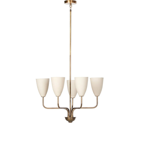 Jasmine Chandelier - Aged Brass