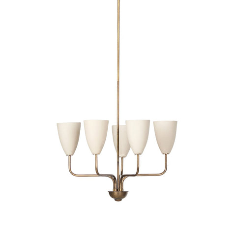Jasmine Chandelier - Aged Brass