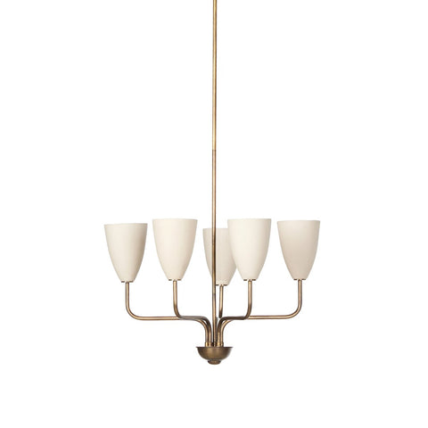 Jasmine Chandelier - Aged Brass