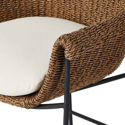 Suerte Outdoor Counter Stool - Arashi Salt