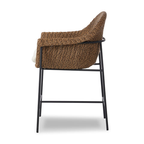 Suerte Outdoor Counter Stool - Arashi Salt