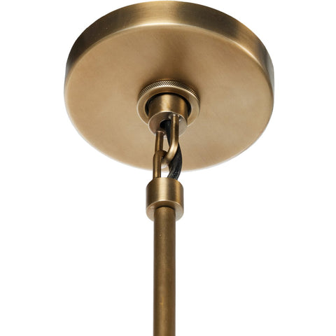 Oriana Chandelier - Aged Brass Iron