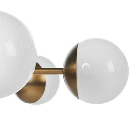 Oriana Chandelier - Aged Brass Iron