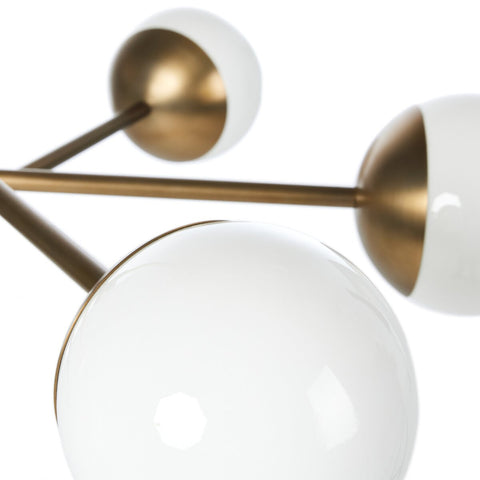 Oriana Chandelier - Aged Brass Iron