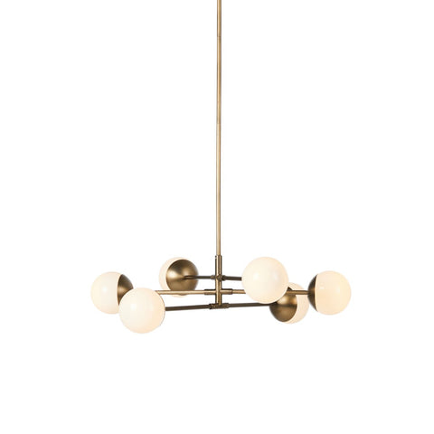 Oriana Chandelier - Aged Brass Iron