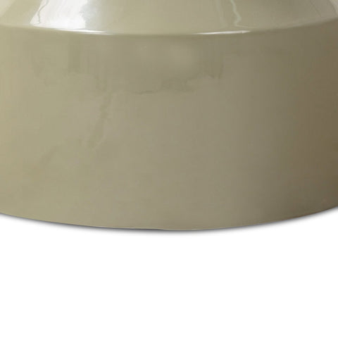 Ara End Table - Moss Lacquered Concrete