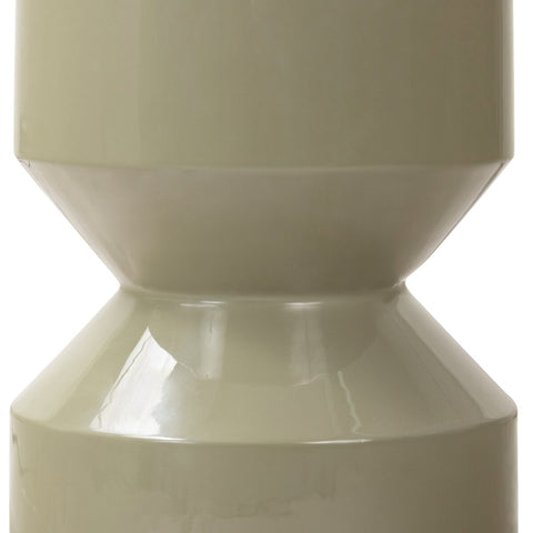 Ara End Table - Moss Lacquered Concrete