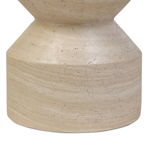 Ara End Table - Sand Striae