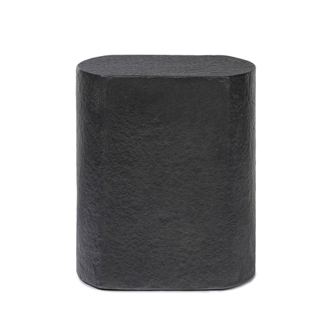 Clementine End Table - Distressed Graphite Concrete