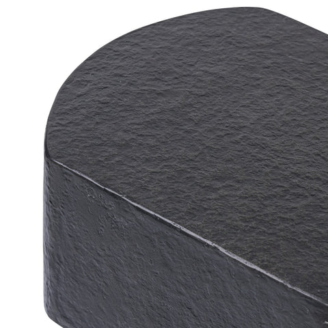 Clementine End Table - Distressed Graphite Concrete