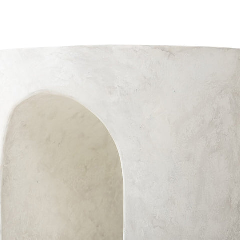 Samson End Table - Textured Lunar Concrete