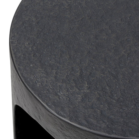 Samson End Table - Distressed Graphite Concrete