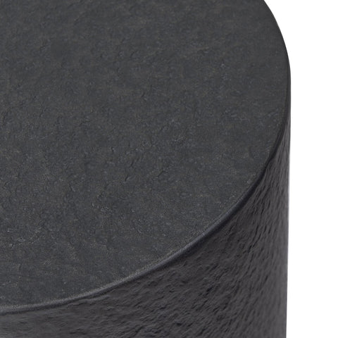 Samson End Table - Distressed Graphite Concrete